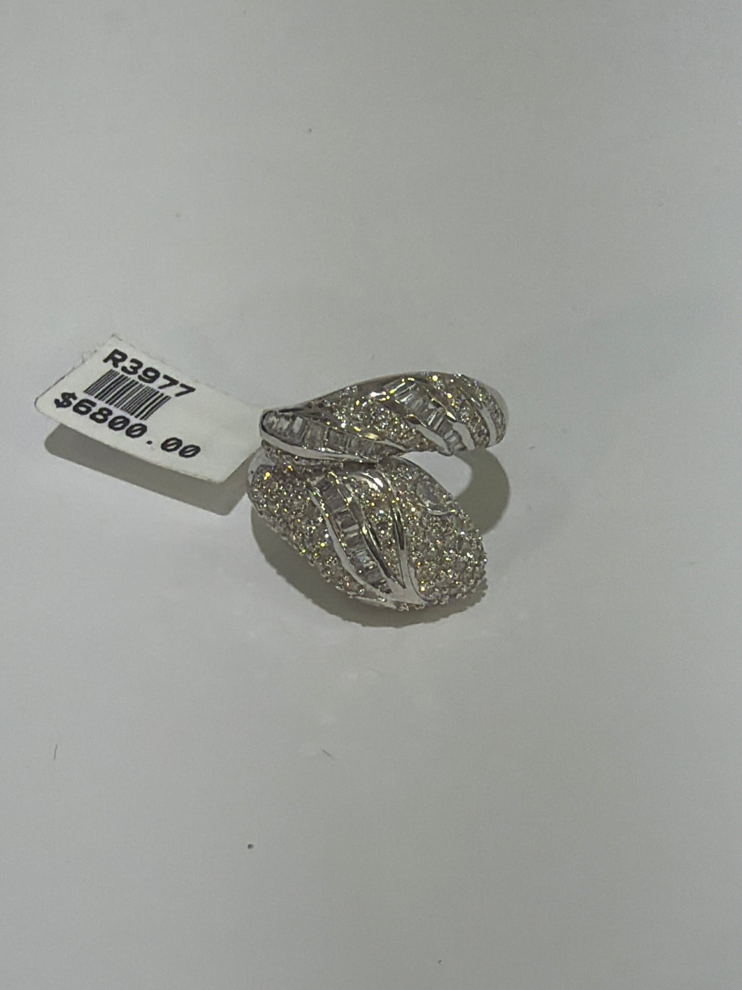 White Gold Snake Ring