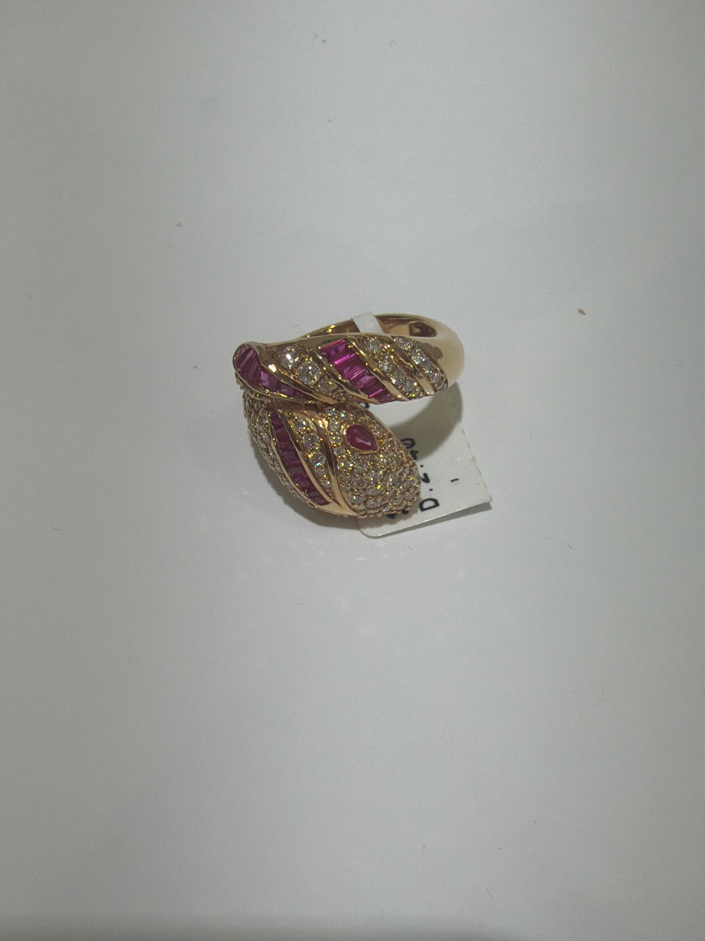 18kt Gold snake ring