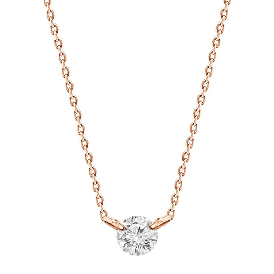 .30CT FLOATING DIAMOND SOLITARE NECKLACE