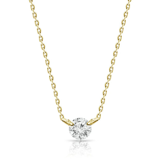 .30CT FLOATING DIAMOND SOLITARE NECKLACE