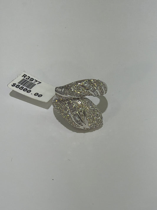 White Gold Snake Ring