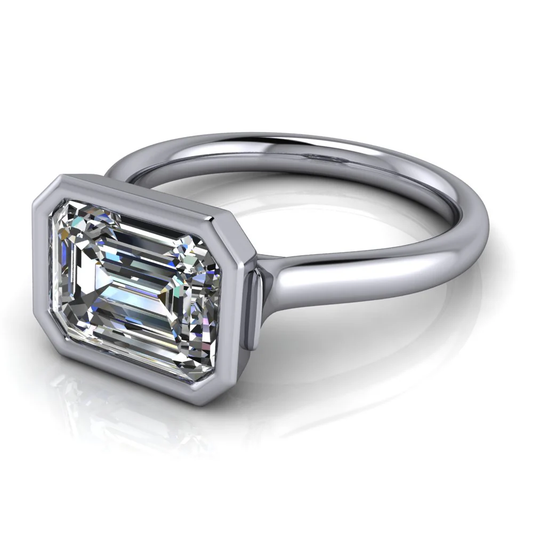 5.02 ct emerald cut Diamond ring